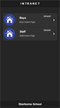 Mobile Screenshot of intranet.sherborne.org